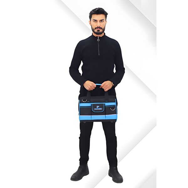 Bagprime Suya Dayanıklı Hırdavat Bez Alet ve Takım Çantası S Boy