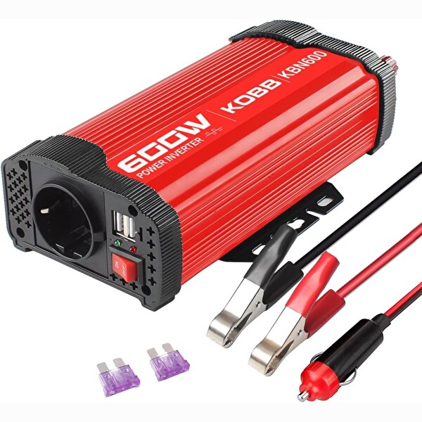 Kobb KBN600 12V/220V 600 Watt Modifiye Sinüs Dönüştürücü İnvertör