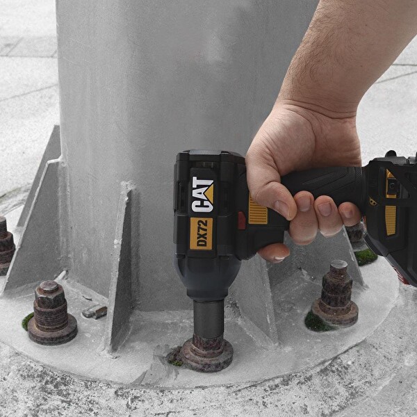 Cat DX72BC 18Volt 2.0Ah Li-ion Tek Akülü Şarjlı 350Nm Kömürsüz Profesyonel Somun Sıkma Makinesi