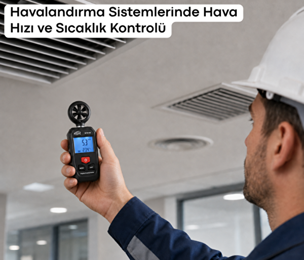 Benetech GT8160 Mini Anemometre Rüzgar Hızı Ölçer
