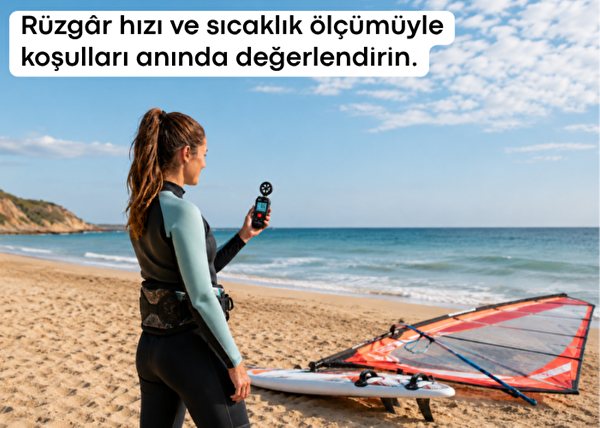 Benetech GT8160 Mini Anemometre Rüzgar Hızı Ölçer