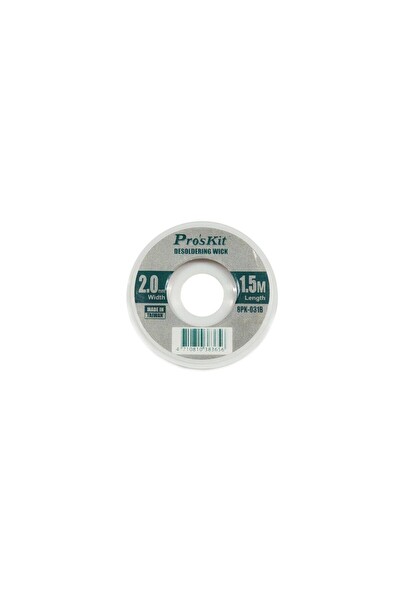 Proskit 8PK-031B Lehim Temizleme Teli 2.0 MM Lehim Sökme Fitili