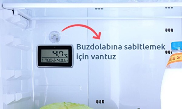 OEM YS24 Alarmlı Mıknatıslı Buzdolabı Termometresi