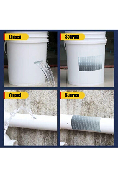 Gumtape 72 MM x 2 M Su Sızdırmaz Çamur Sakız Bant Çatı İzolasyon ve Boru Çatlak Tamir Bandı