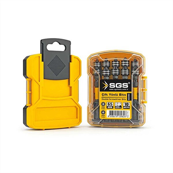 SGS Manyetik Çift Yönlü Bits Uç PZ2 65 MM - 10 Adet