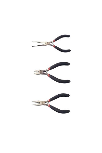Prolink Py-017 Mini Yankeski Düz Ve İnce Uçlu Kargaburun 3'lü Set