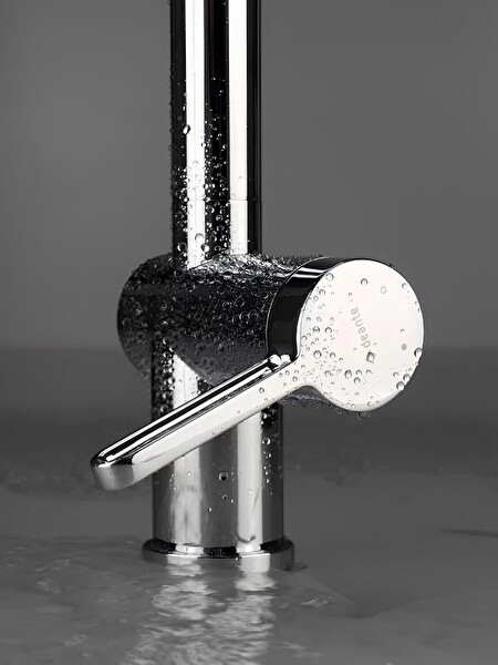 Deante Magnetic Arıtma Uyumlu Krom Esnek Başlıklı Mutfak Bataryası