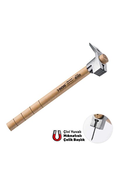 SGS 250 Profesyonel Mıknatıslı Keser Parmak Korumalı İnşaat ve Kalıp Keseri
