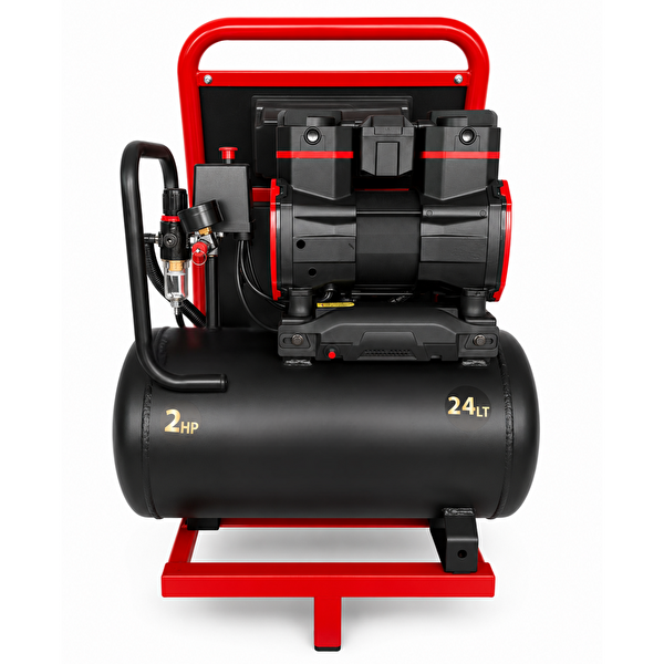 Kammak Black-Air Havalı Darbeli Kompresörlü Petek Temizleme Makinesi - 2 HP - 24 Litre