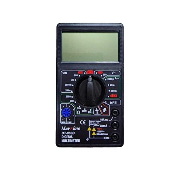 Marxlow DT860D Dijital Geniş Ekranlı Ölçü Aleti Multimetre