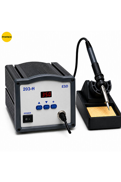 Piyatech 203-H 90W Dijital Ekranlı Yüksek Frekanslı Akıllı Havya İstasyonu Lehim Makinesi