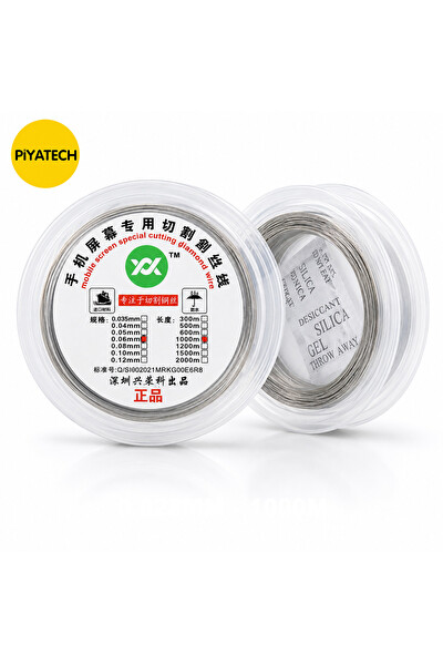 Piyatech Çelik LCD Ekran Ayırma Teli 0.06MM - 500M Kesme Teli