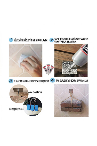 Piyatech B-7000 50 ML Çok Amaçlı Cep Telefonu - Ekran - Takı - Cam - Kumaş - Ayakkabı Tutkalı