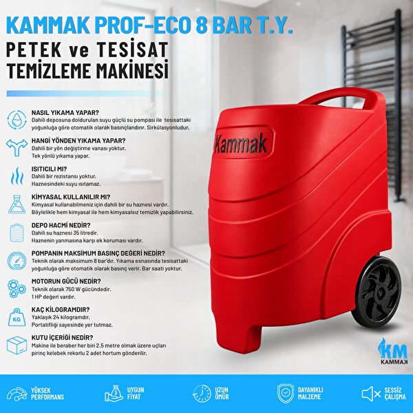 Kammak PROF-ECO-3 Petek Temizleme Makinesi