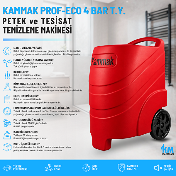 Kammak PROF-ECO-1 Petek Temizleme Makinesi