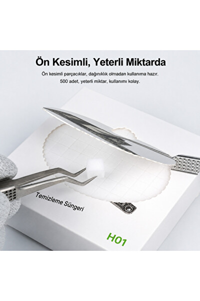 Piyatech Ön Kesimli Mikro Temizlik Süngeri 500 Adet