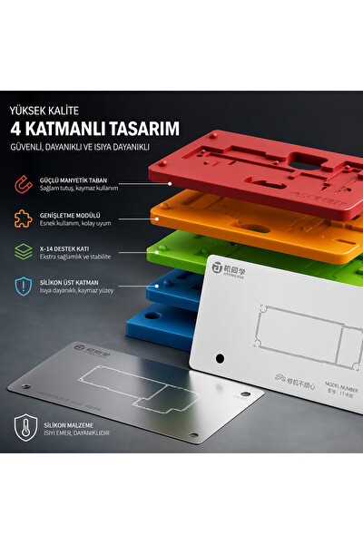 Piyatech ZX-01 Orta Katman BGA Lehimleme Platformu
