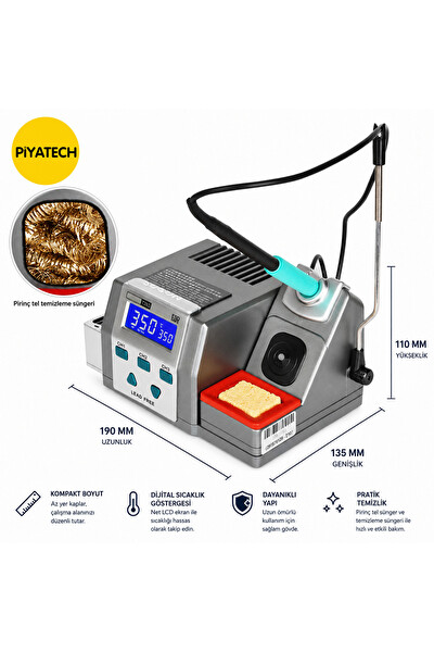 Piyatech T26D Dijital LCD Ekranlı Kalem Havya Lehim İstasyonu