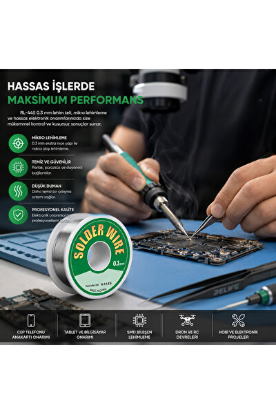 Piyatech RL-445 0.3 MM Tamir Lehimi