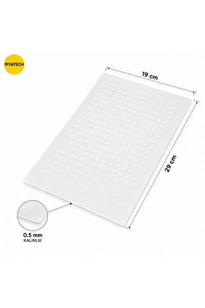 Piyatech 300 Derece Isıya Dayanıklı Yanmaz - Kaymaz Silikon Seperatör Pedi 29 x 19 CM
