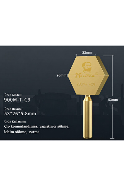 Piyatech 900M T C9+ Mikro Lehim Isıtma Platformu