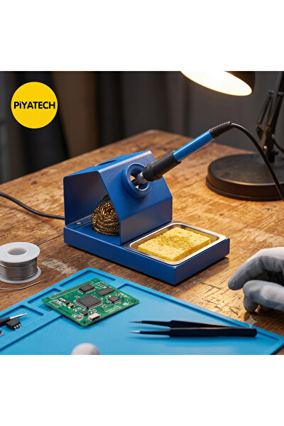 Piyatech Profesyonel Metal Havya Sehpası - Lehim Standı 16 x 7 x 7.5 CM