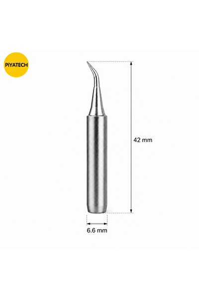 Piyatech 900M-T-IS Mikro Lehimleme Havya Ucu Eğri Tip Kurşunsuz Hassas Tamir Ucu
