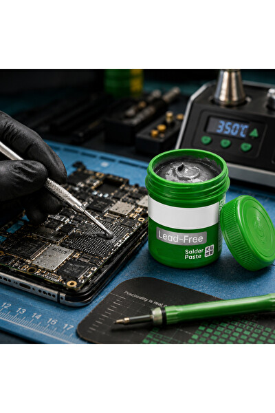 Piyatech 40 GR Kurşunsuz SMD BGA Anakart ve Elektronik Tamir Lehim Macunu