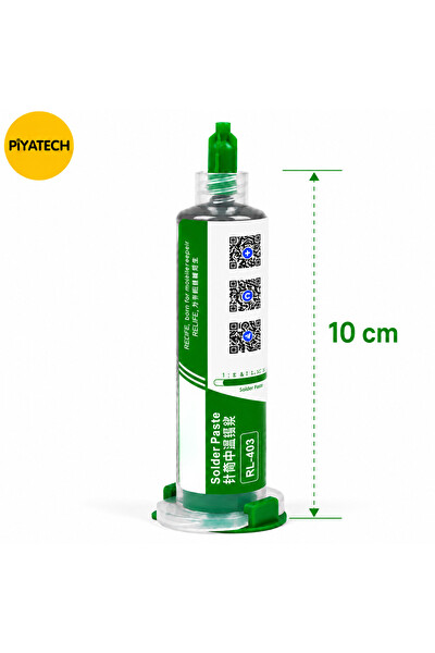 Piyatech RL-403 10 CC 183 Derece Şırınga Tipi Sıvı Lehim Pastası - Telefon ve Elektronik Tamir