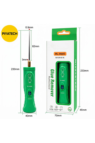 Piyatech RL-056C 6 Kademeli Şarjlı Telefon Ekran Yapıştırıcı - Çıkarıcı - Temizleme