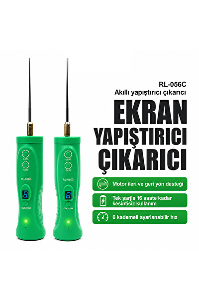 Piyatech RL-056C 6 Kademeli Şarjlı Telefon Ekran Yapıştırıcı - Çıkarıcı - Temizleme