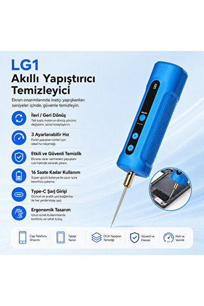 Piyatech LG1 Type-C Ekran Onarım OCA Sökücü 3 Kademeli Cihaz