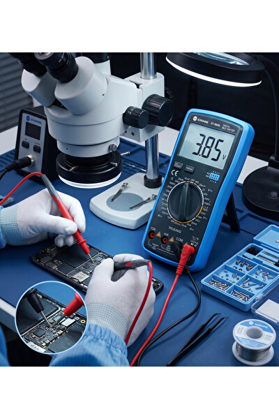 Piyatech DT-890N True RMS Dijital - Isı Ölçerli Yanmaz Multimetre