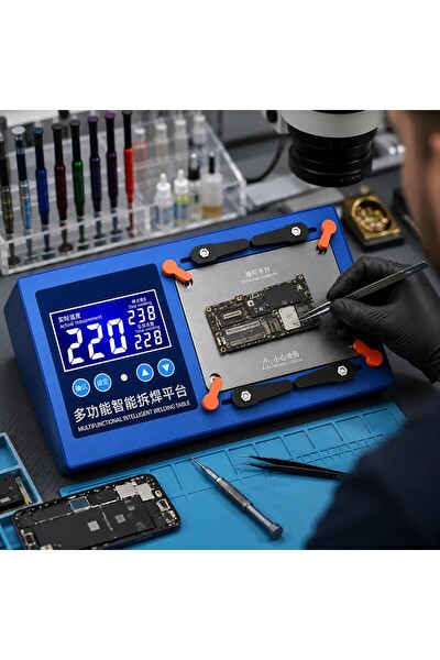 Piyatech Çok Fonksiyonlu iPhone X-17 Uyumlu Tamir İstasyonu