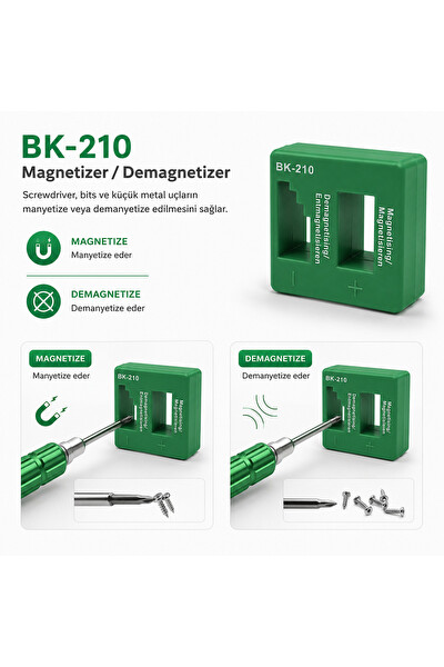 Piyatech BK-210 Tornavida Ucu Aparatı