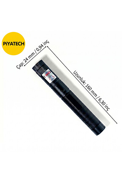 Piyatech Yüksek Menzilli Şarjlı Yeşil Lazer Sunum Kalemi