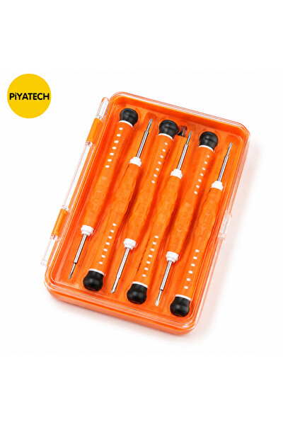 Piyatech 91021 iPhone Tornavida Seti 6 Parça - Y0.6 - T2 - 0.8 - 1.5+ - 1.5- - 2.5+
