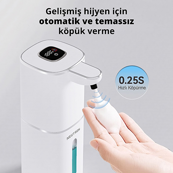 Neutron NTL-SD-38MLS Akıllı Temazsız Köpük Sabunluk