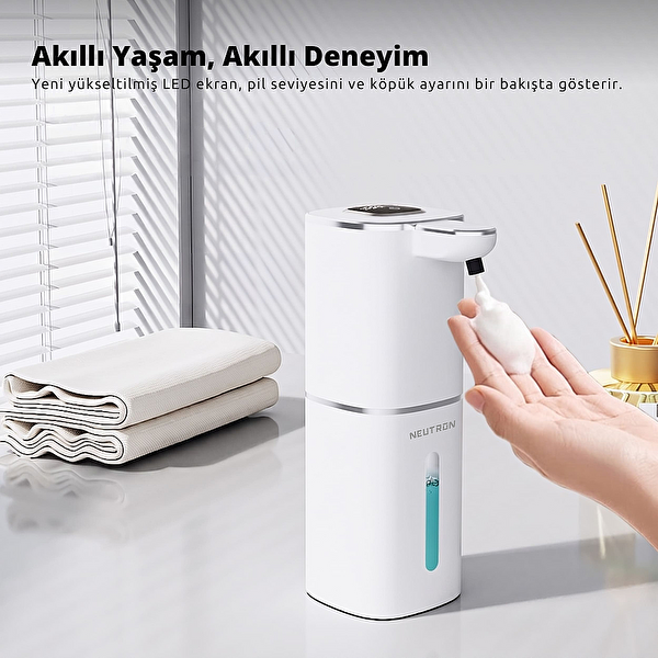Neutron NTL-SD-38MLS Akıllı Temazsız Köpük Sabunluk