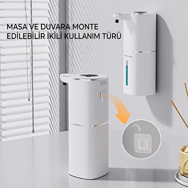 Neutron NTL-SD-38MLS Akıllı Temazsız Köpük Sabunluk