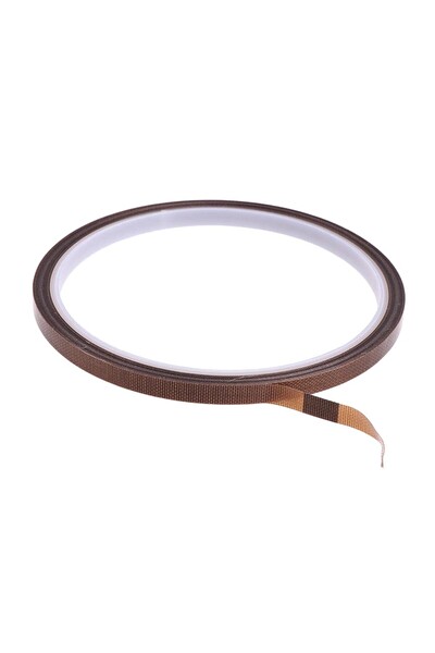 Piyatech PTFE 10 MM x 10 M Teflon Cam Elyaf 300 Derece Isıya Dayanıklı Yapışkan Bant