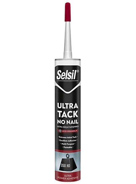 Selsil Ultra Tack Güçlü Montaj Yapıştırıcı 290 ML Beyaz