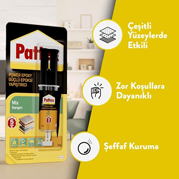 Pattex 27G Epoksi Yapıştırıcı