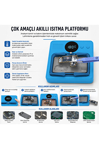 Piyatech SS-T12B Akıllı Isıtma Platformu