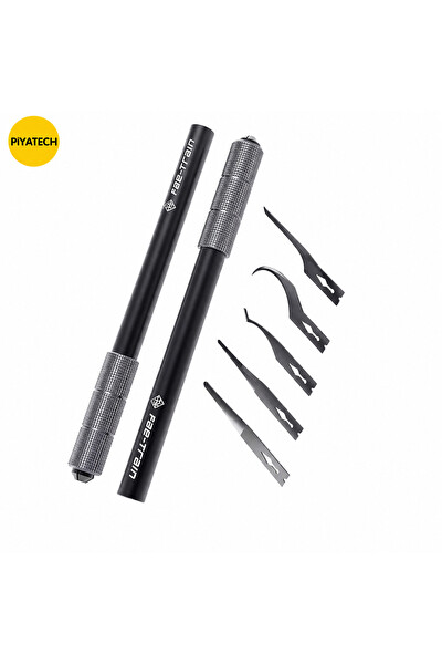 Piyatech Anakart 5 Uçlu Tamir Bıçağı Seti Çift Saplı 11.5 CM
