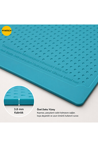 Piyatech Silikon Anti-Statik Lehimleme Pedi 25 x 17.5 CM