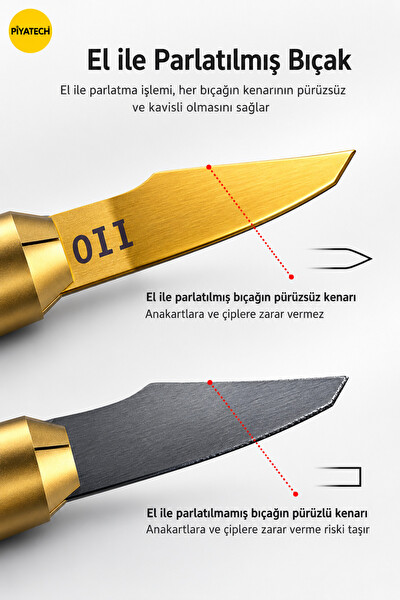 Piyatech 011 12'li Alüminyum Saplı Tamir Seti