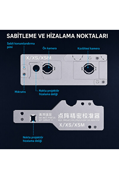 Piyatech iPhone X - XS - XS Max - XR Uyumlu Kalibratör