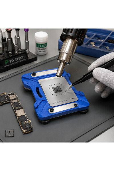 Piyatech RL-601MA A11 - A19 Pro Uyumlu CPU BGA Reballing Kalıplama Tamir Seti