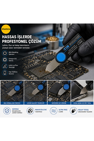 Piyatech BGA Tamir Bıçağı 0.2 MM 8.6 x 2.05 CM